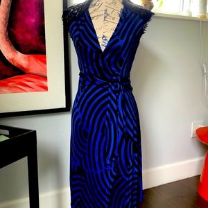 DVF jersey wrap dress